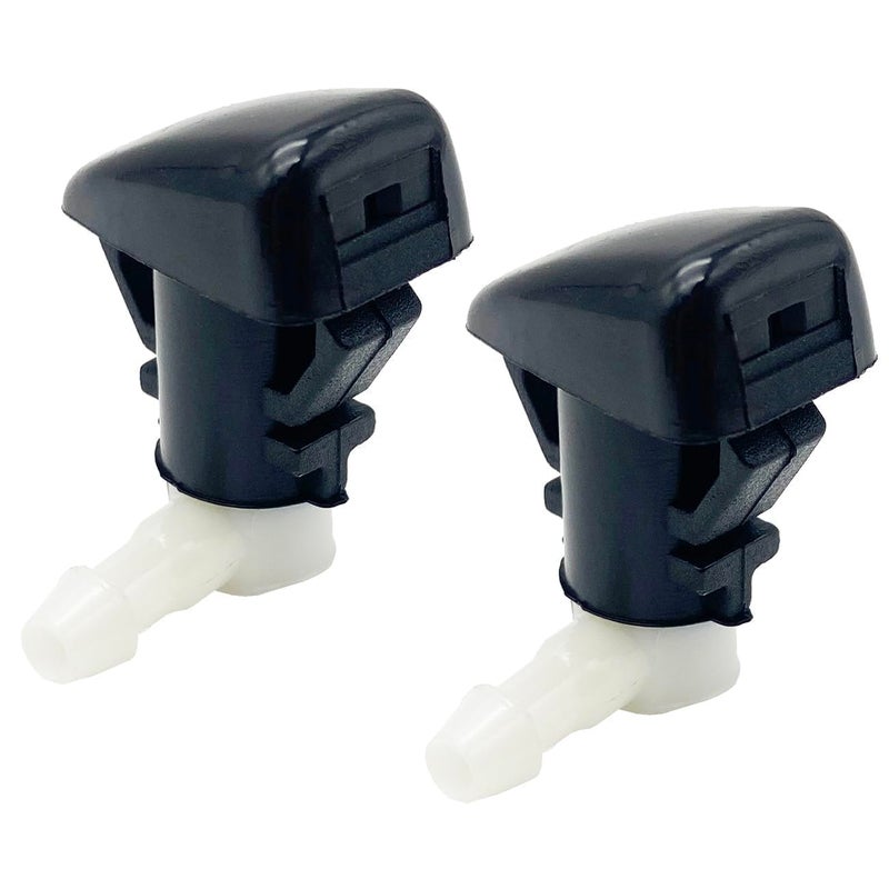 Cheriezing 2Pcs Windshield Washer Nozzles Wiper Spray Kit Compatible with 2013-2016 Dart # 68081370AB - Image 1